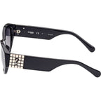 8241, Shiny Black/Smoke Gradient Lenses