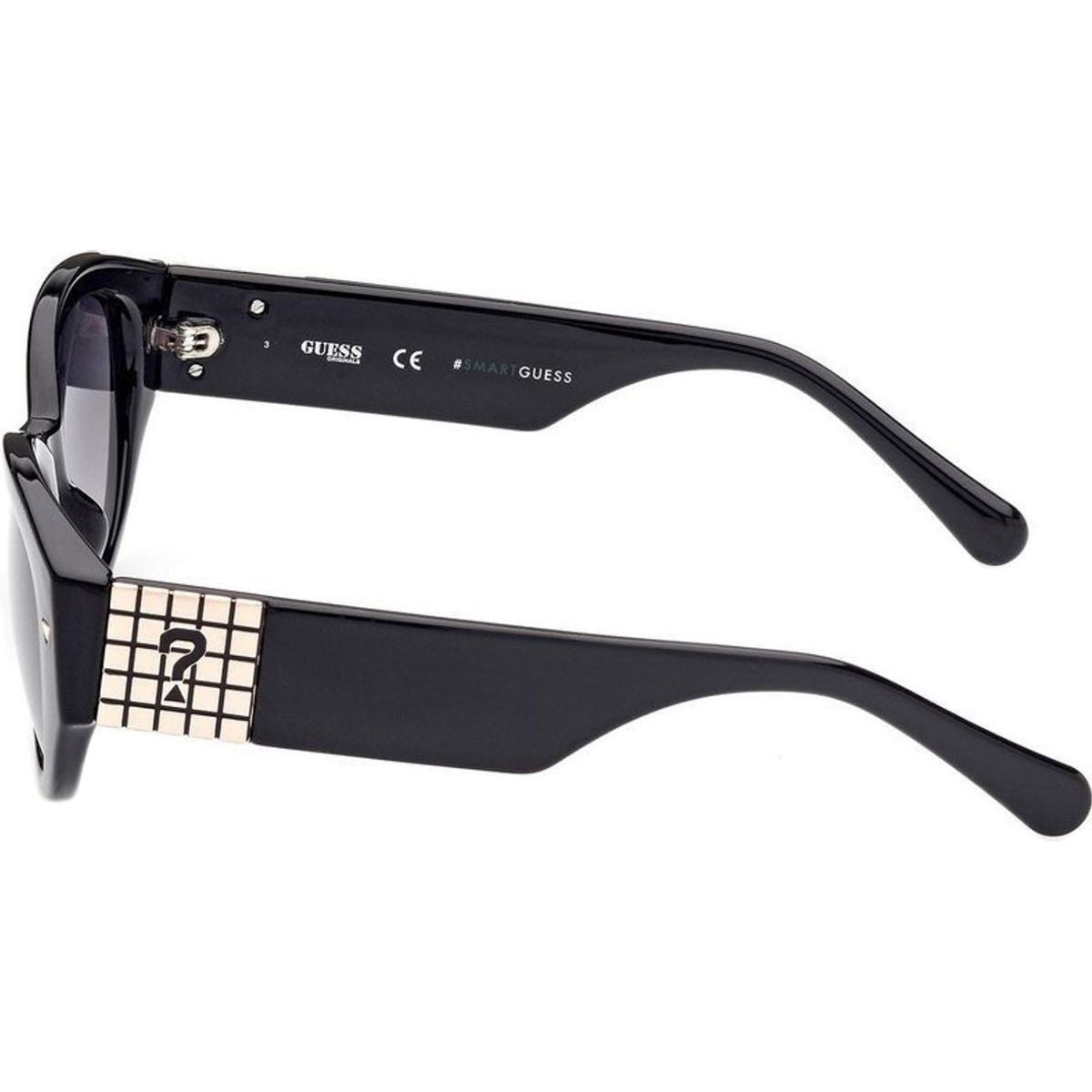 8241, Shiny Black/Smoke Gradient Lenses