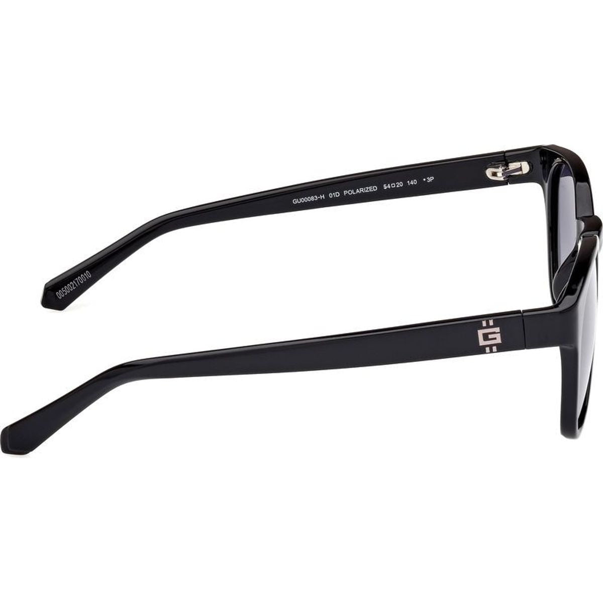 GU00083H, Shiny Black/Smoke Polarised Lenses
