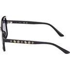 GU00100, Shiny Black/Smoke Polarised Lenses