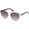 GU00101, Shiny Black/Smoke Gradient Lenses
