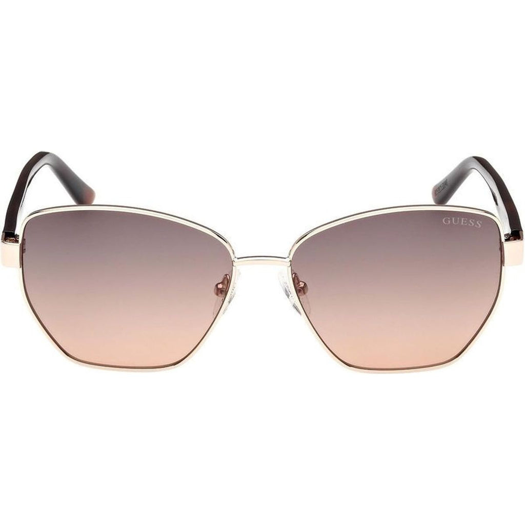GU00102, Shiny Pale Gold/Brown Gradient Lenses