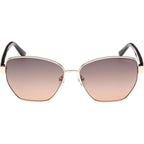 GU00102, Shiny Pale Gold/Brown Gradient Lenses