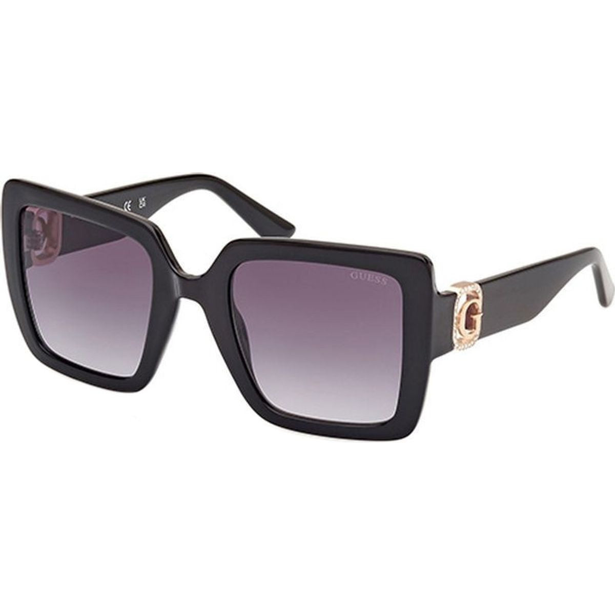 GU00103, Shiny Black/Smoke Gradient Lenses