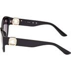 GU00104, Shiny Black/Smoke Gradient Lenses