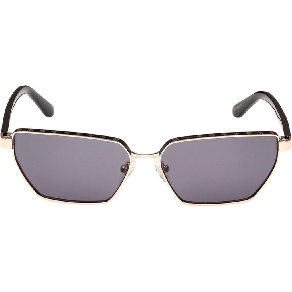 GU00106, Shiny Rose Gold/Smoke Lenses