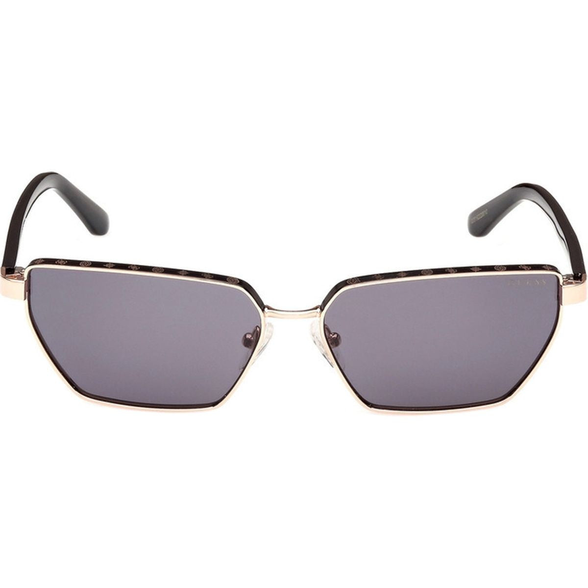 GU00106, Shiny Rose Gold/Smoke Lenses