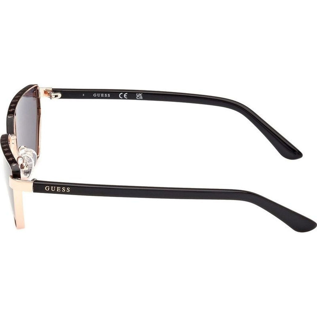 GU00106, Shiny Rose Gold/Smoke Lenses