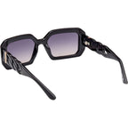 GU00110, Shiny Black/Smoke Gradient Lenses