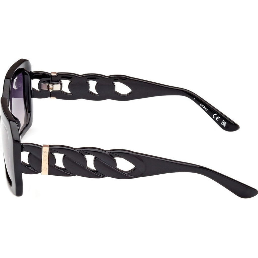 GU00110, Shiny Black/Smoke Gradient Lenses