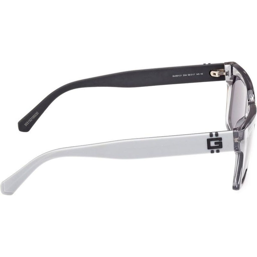 GU00121, Shiny Transparent Grey/Smoke Lenses