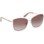 GU00149, Matte Beige and Gold/Brown Gradient Lenses