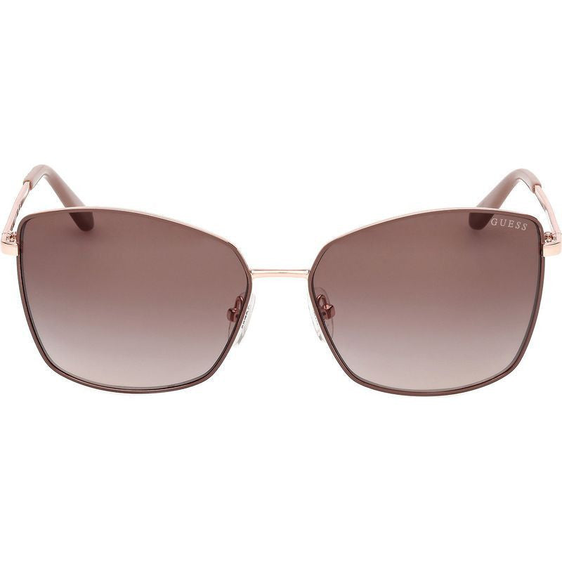 GU00149, Matte Beige and Gold/Brown Gradient Lenses