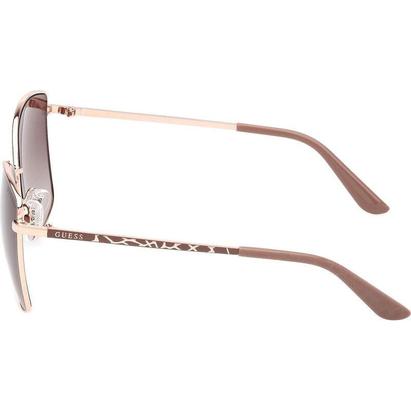 GU00149, Matte Beige and Gold/Brown Gradient Lenses