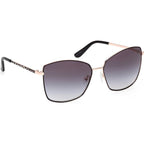 GU00149, Matte Black and Rose Gold/Smoke Gradient Lenses