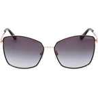 GU00149, Matte Black and Rose Gold/Smoke Gradient Lenses