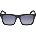 GU00166, Shiny Black and Matte Black/Smoke Polarised Lenses