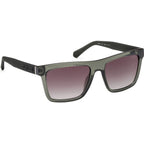 GU00166, Shiny Dark Green and Matte Dark Green/Green Gradient Lenses