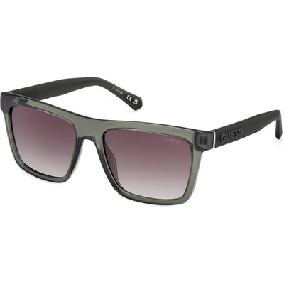 GU00166, Shiny Dark Green and Matte Dark Green/Green Gradient Lenses