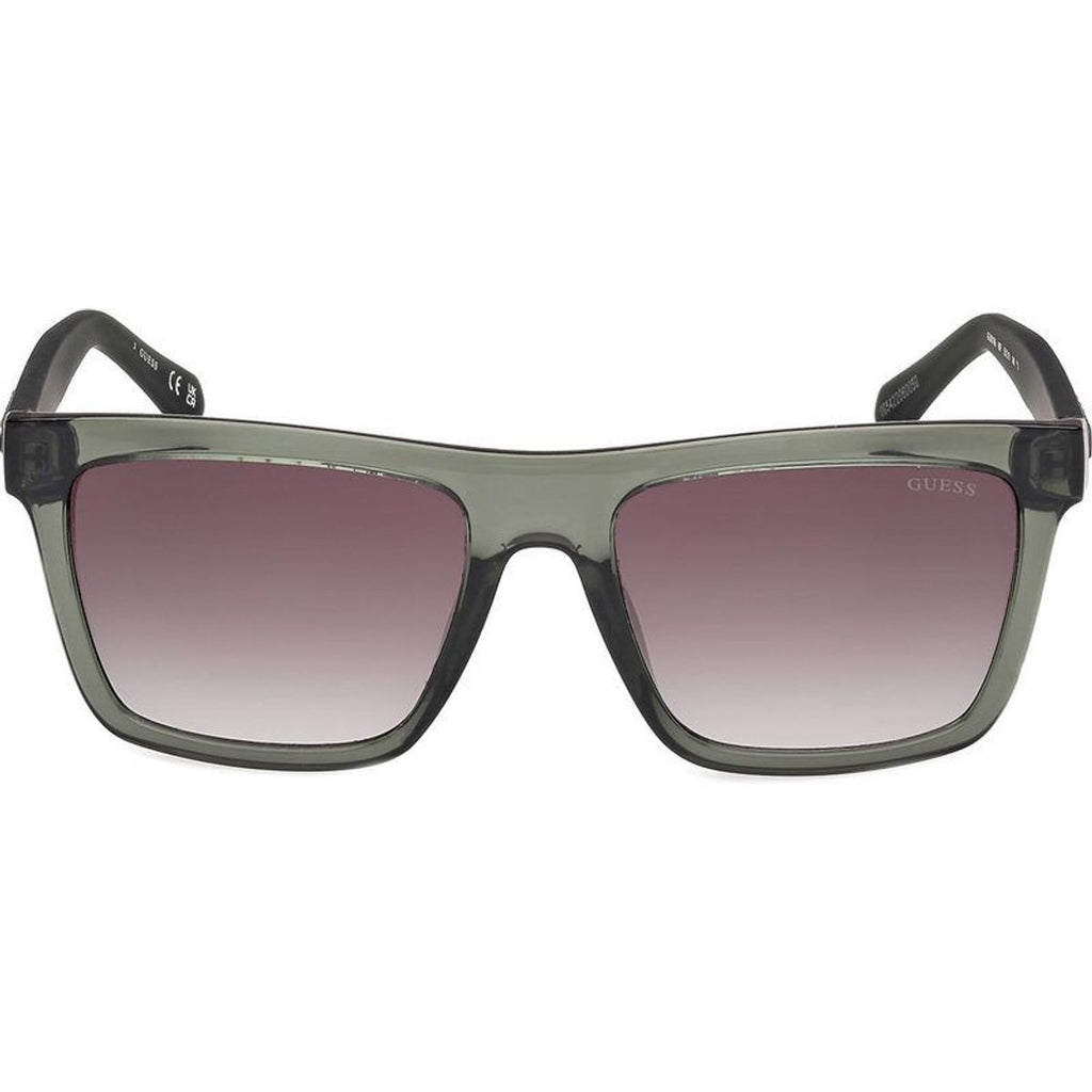 GU00166, Shiny Dark Green and Matte Dark Green/Green Gradient Lenses
