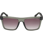 GU00166, Shiny Dark Green and Matte Dark Green/Green Gradient Lenses