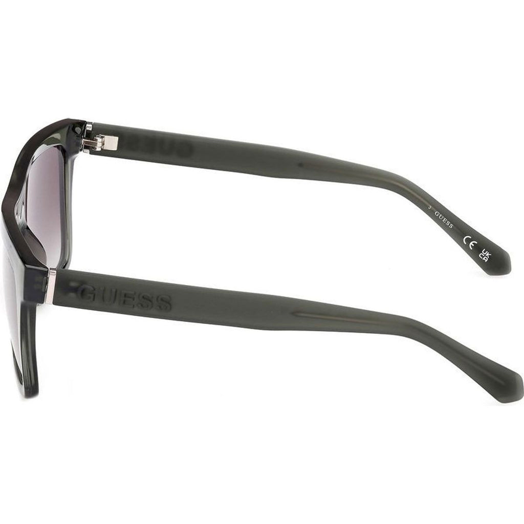 GU00166, Shiny Dark Green and Matte Dark Green/Green Gradient Lenses