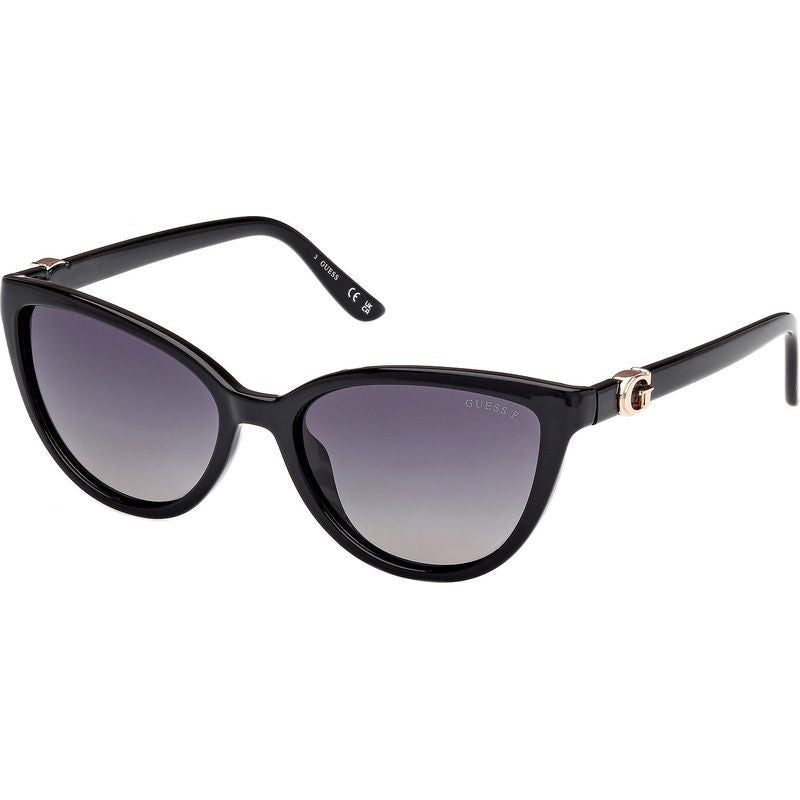 GU00189, Shiny Black/Smoke Polarised Lenses