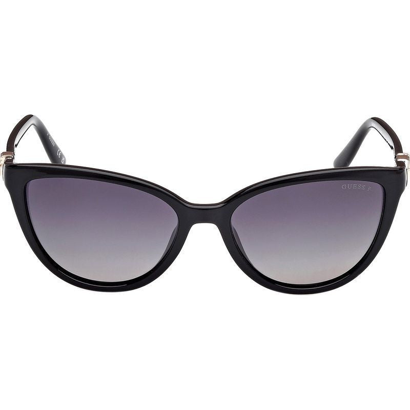 GU00189, Shiny Black/Smoke Polarised Lenses