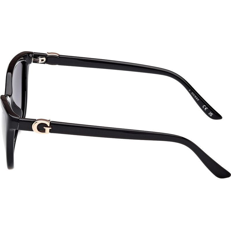 GU00189, Shiny Black/Smoke Polarised Lenses