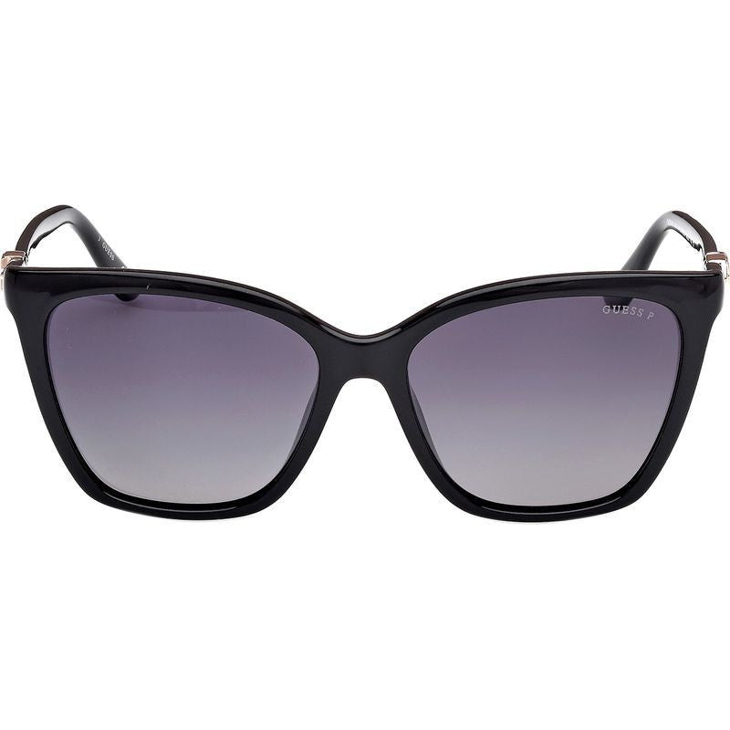 GU00191, Shiny Black/Smoke Polarised Lenses