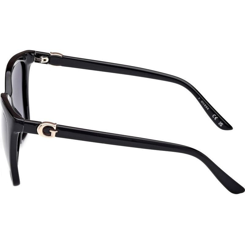 GU00191, Shiny Black/Smoke Polarised Lenses