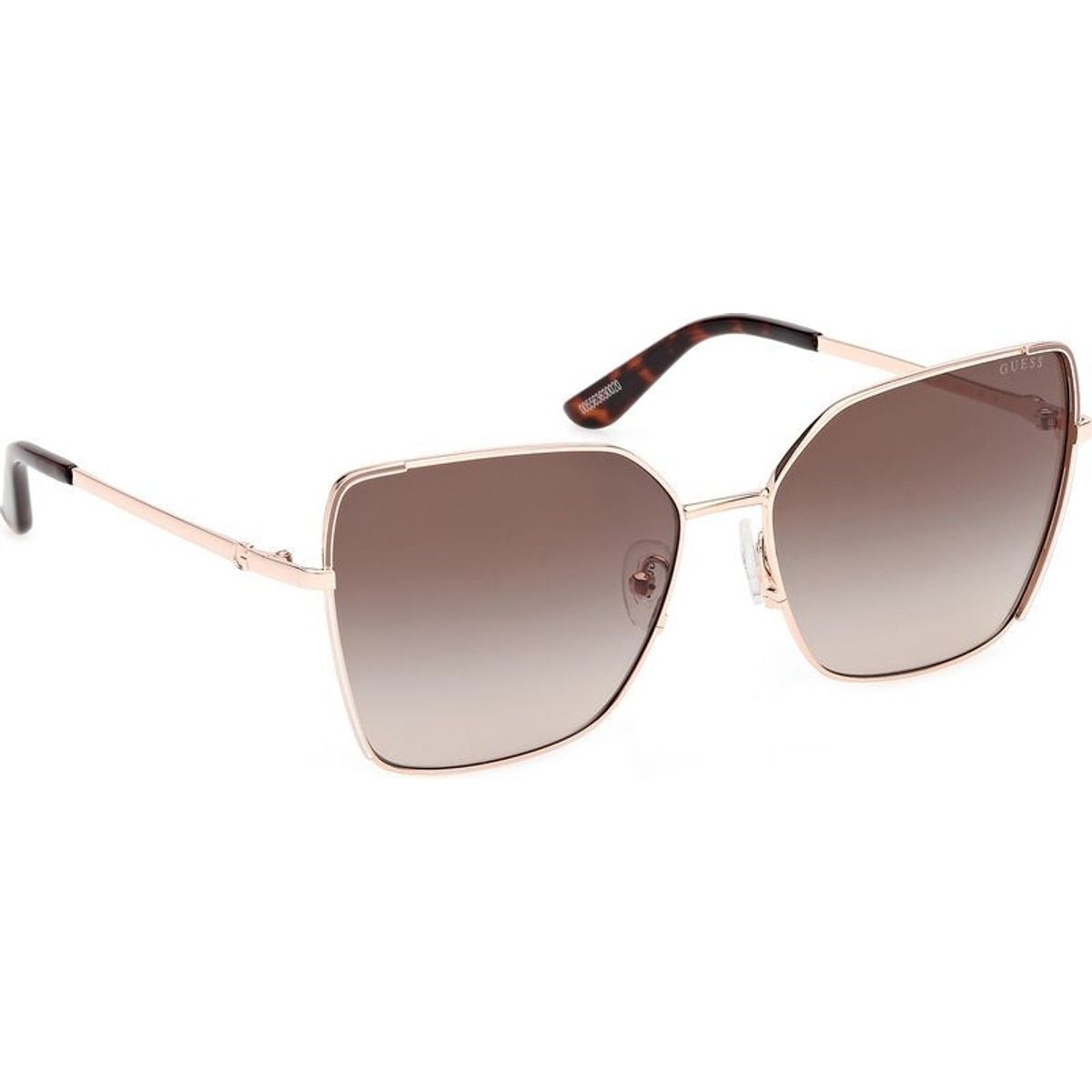 GU00192, Shiny Rose Gold/Brown Gradient Lenses