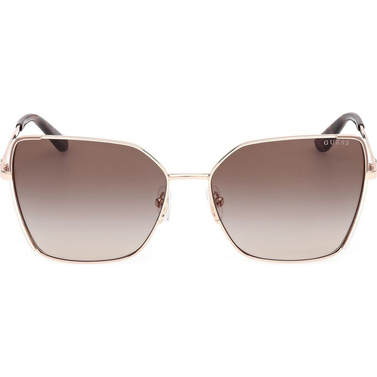 GU00192, Shiny Rose Gold/Brown Gradient Lenses