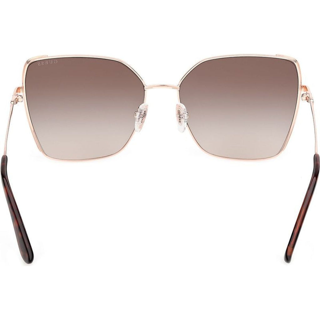 GU00192, Shiny Rose Gold/Brown Gradient Lenses