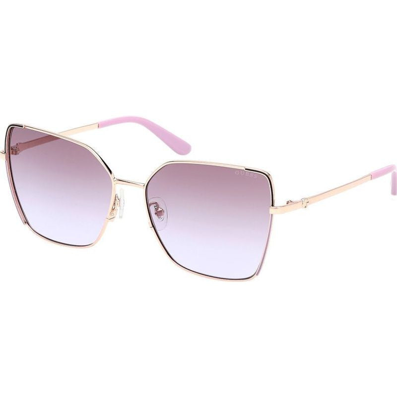 GU00192, Shiny Rose Gold/Violet Gradient Lenses