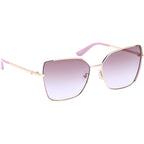 GU00192, Shiny Rose Gold/Violet Gradient Lenses