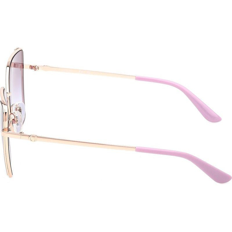 GU00192, Shiny Rose Gold/Violet Gradient Lenses