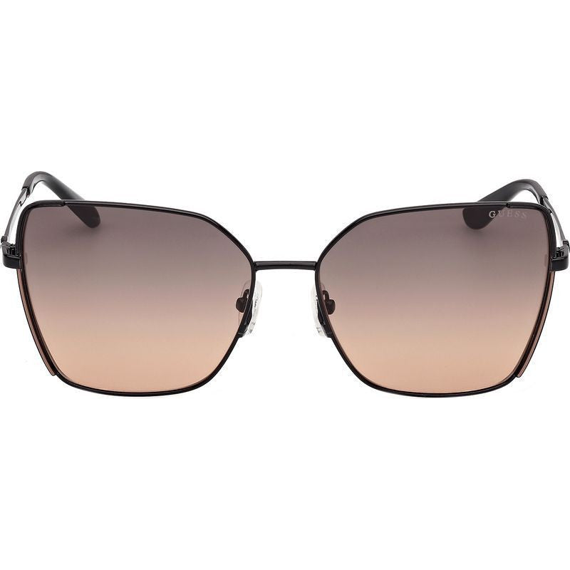 GU00192, Shiny Black/Brown Gradient Lenses