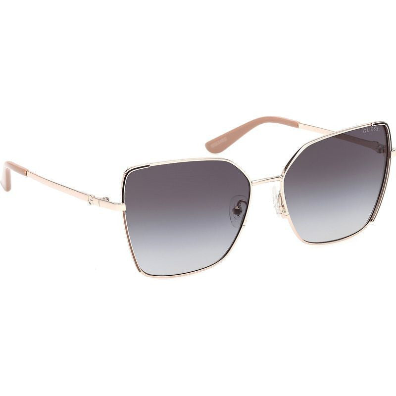 GU00192, Shiny Pale Gold/Smoke Gradient Lenses