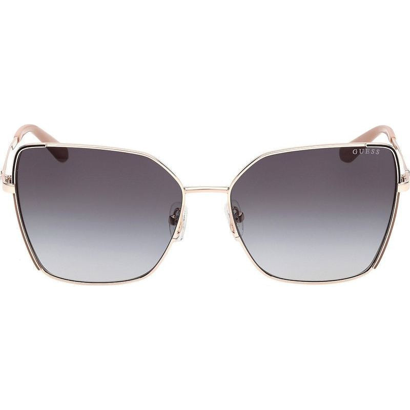 GU00192, Shiny Pale Gold/Smoke Gradient Lenses