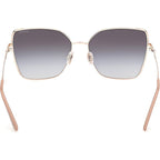 GU00192, Shiny Pale Gold/Smoke Gradient Lenses
