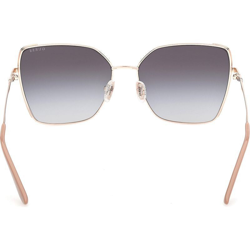 GU00192, Shiny Pale Gold/Smoke Gradient Lenses