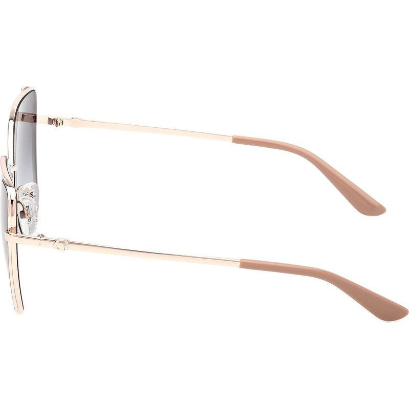 GU00192, Shiny Pale Gold/Smoke Gradient Lenses