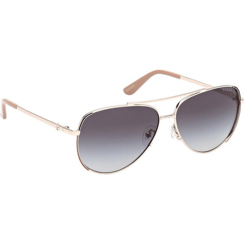 GU00193, Shiny Pale Gold/Smoke Gradient Lenses