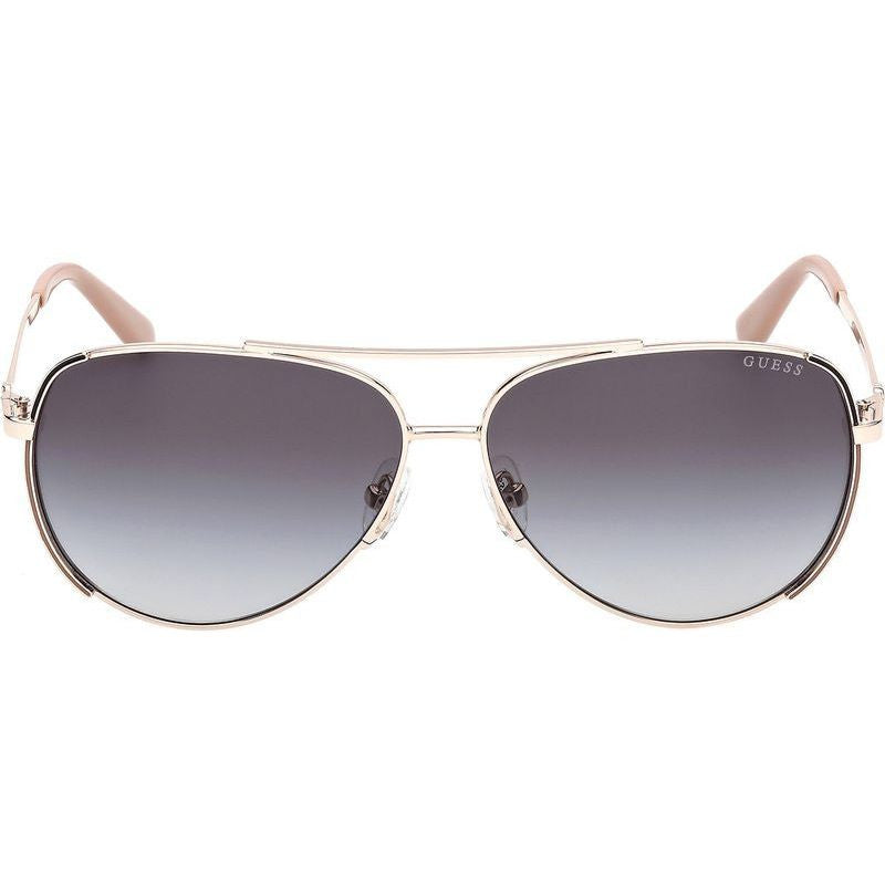 GU00193, Shiny Pale Gold/Smoke Gradient Lenses