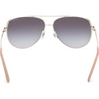 GU00193, Shiny Pale Gold/Smoke Gradient Lenses