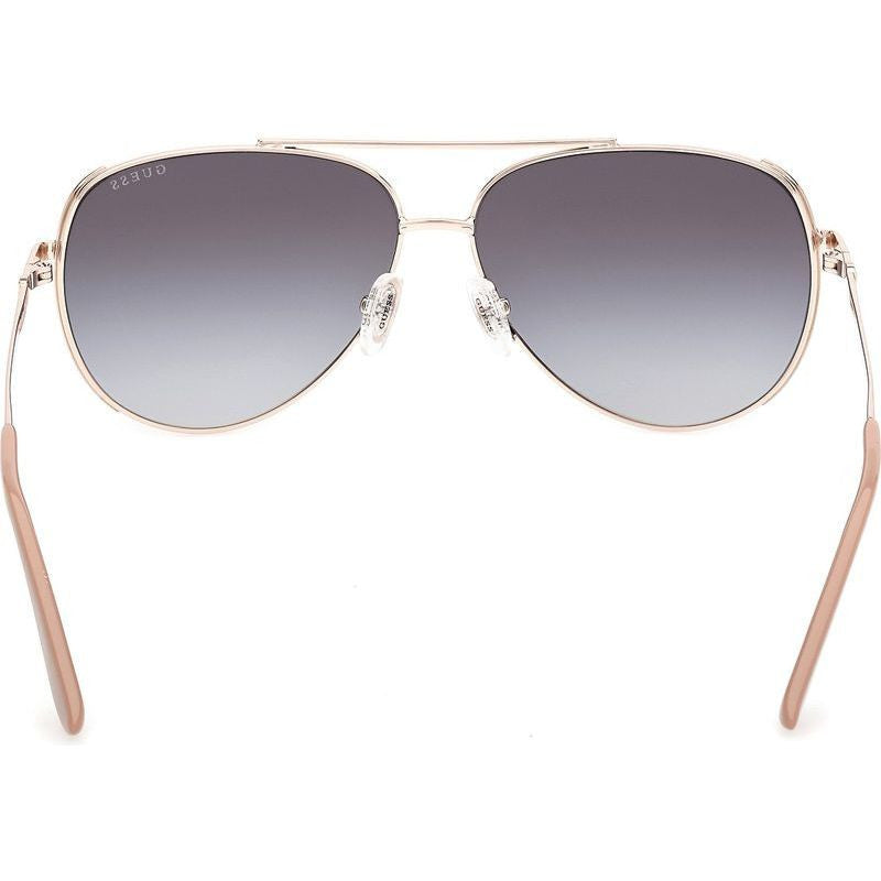 GU00193, Shiny Pale Gold/Smoke Gradient Lenses