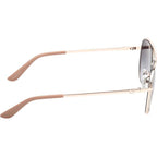 GU00193, Shiny Pale Gold/Smoke Gradient Lenses