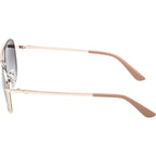 GU00193, Shiny Pale Gold/Smoke Gradient Lenses