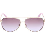 GU00193, Shiny Rose Gold/Violet Gradient Lenses